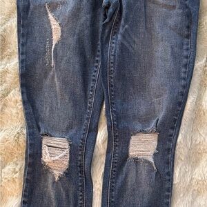 Mudd Women's Skinny Jeans - Dark Blue